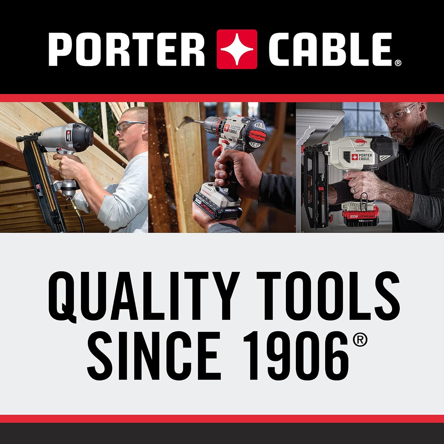 PORTER-CABLE PCCK6118 Kit combinado de 8 herramientas de iones de litio de 20 V máximo