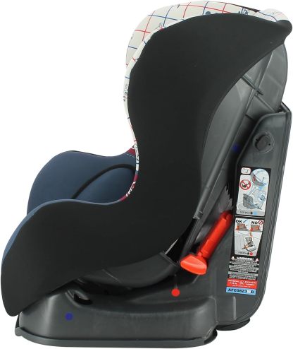 Disney - COSMO Autoasiento Grupo 0/1/2 (0-25Kg) - Made in France - Respaldo de carretera 0-10Kg - Inclinable -