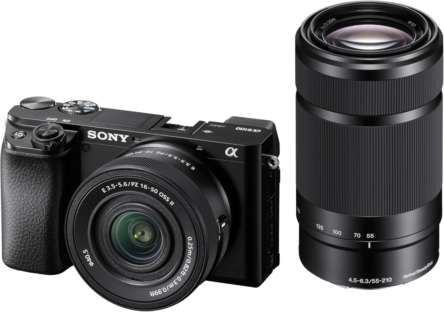 Sony Cámara Alpha 6400 APS-C con Nuevo Lente Zoom 16-50mm Versión 2 con autoenfoque más rápido, Ligero y silencioso