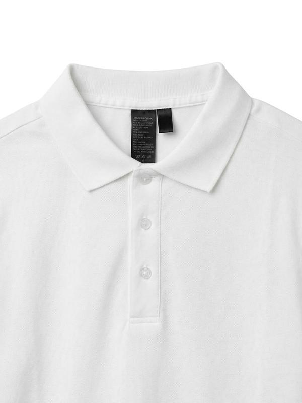 MODA MANIA Playera Camiseta Polo Básica Slim Fit de Algodón Acanalado Transpirable Estilo 'Old Money' Casual de Negocios para Verano y Diario