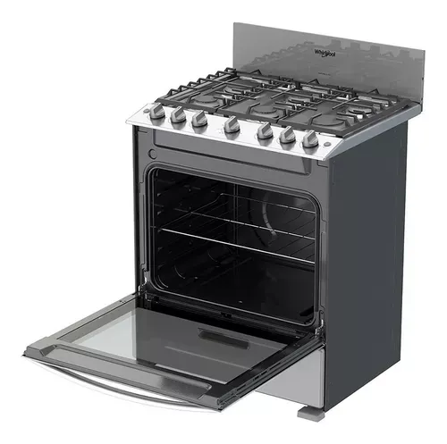 Estufa Al Piso Gas Lp Whirlpool 30 Gris Wfr3400d