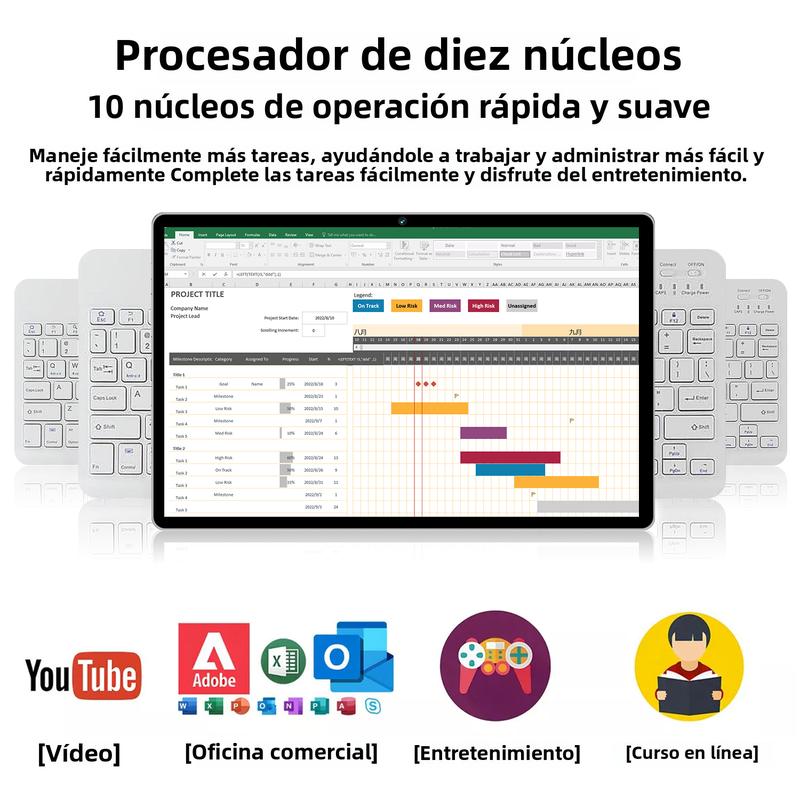 Galaxy Tableta S12 Nuevo Galaxy Modelo 2026 de 11.6 Pulgadas [16 GB + 1 TB] | Pantalla OLED Color Real 120 Hz, Tecnología Similar a PCI | Ultra Delgada | Alta Definición | Ideal para Oficina y Entretenimiento | Wi-Fi y Bluetooth con Cámara