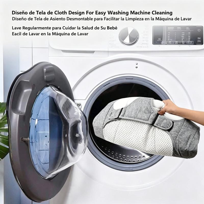FLYBB Cuna mecedora eléctrica para bebé ajustable con mosquitero, ideal de 6 meses a 3 años
