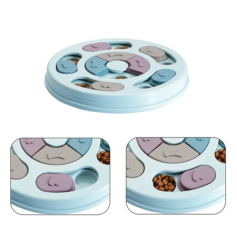 Dog Puzzle Feeder Toys Slow Feeder NonSlip Bowl