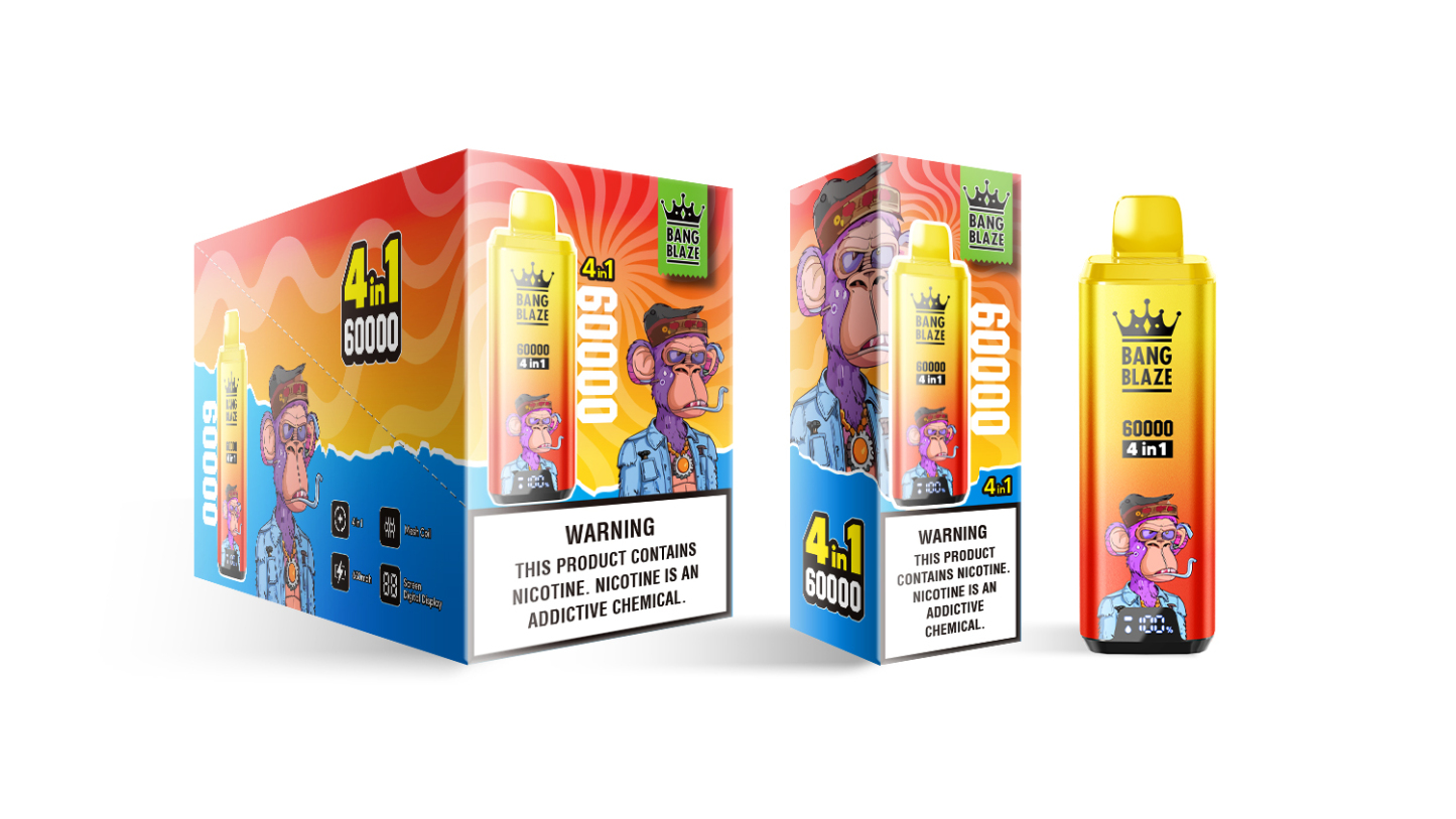 BANG BLAZW 60000 Puffs 4 in1 Flavor Disposable Vape