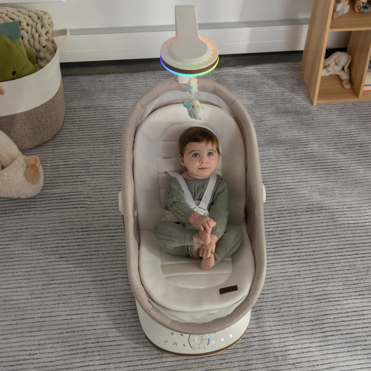 🌈Portable Bouncer Rocker with Bluetooth Music