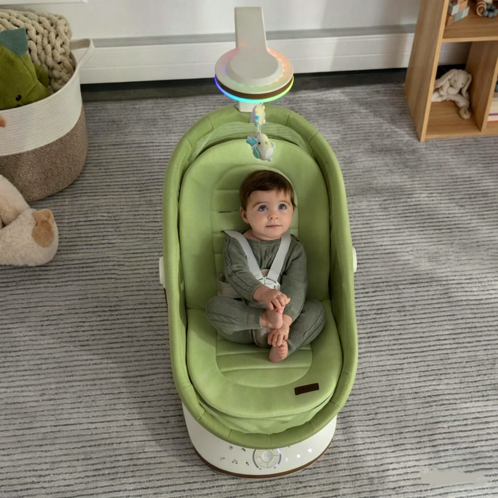 🌈Portable Bouncer Rocker with Bluetooth Music