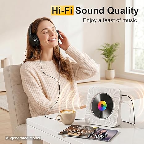 #📀Portable CD Player Boombox
