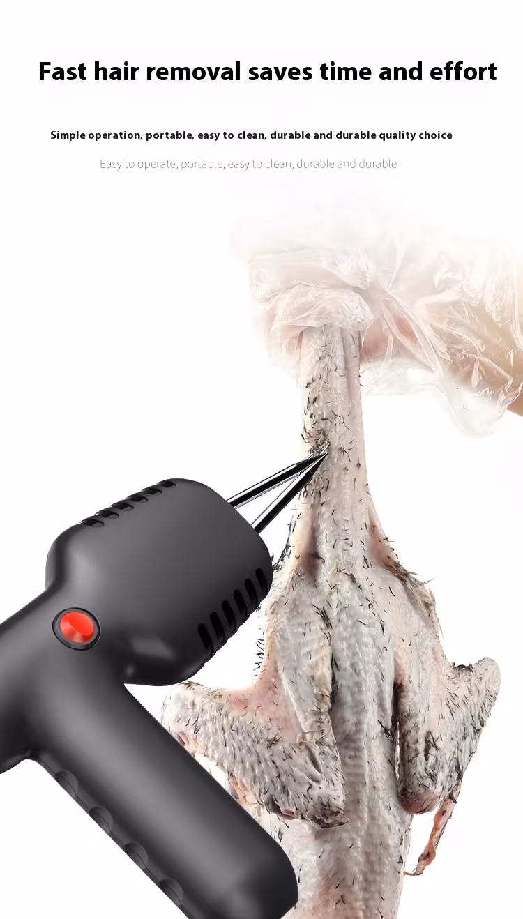 a rechargeable electric poultry hair puller   of pulling   duck feathers   suitable for kitchen use   and labor saving a perfect electric hair puller tool gadget sets Product details 1