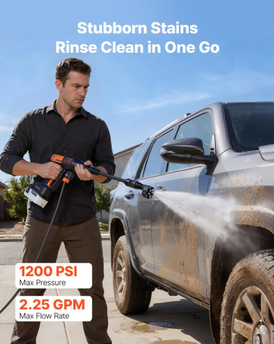 Cordless Pressure Washer⚡ Today Only! Grab 70% OFF Before It’s Gone! 🎉