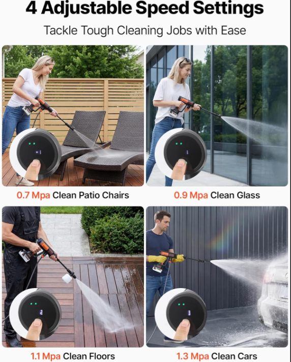 Cordless Pressure Washer⚡ Today Only! Grab 70% OFF Before It’s Gone! 🎉