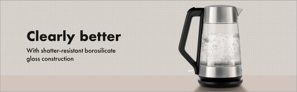  OXO BREW Cordless Glass Electric Kettle