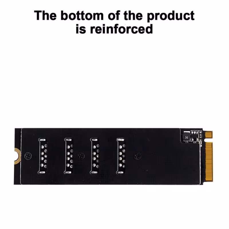 四口usb 3.0 pci-e转接卡,兼容 系统——m.2转pcie扩展卡,配备4个usb接口,采用pcie x1接口,即插即用安装(无需外接电源) 商品详情 3
