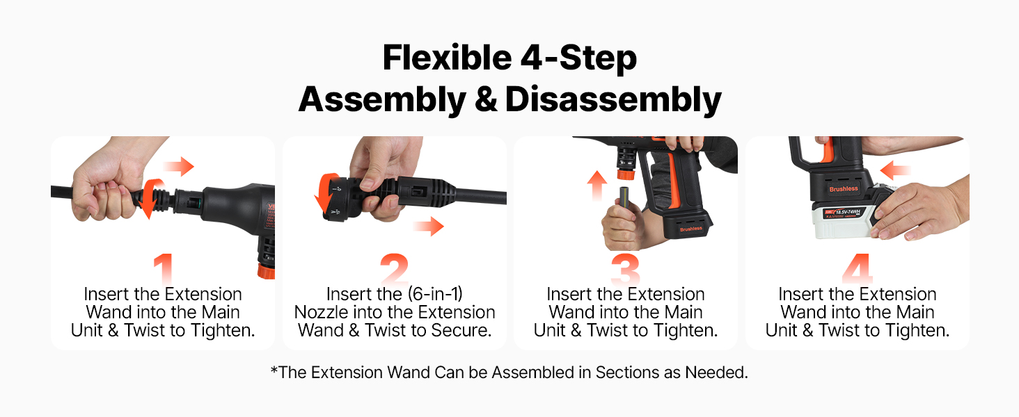 cordless power washer