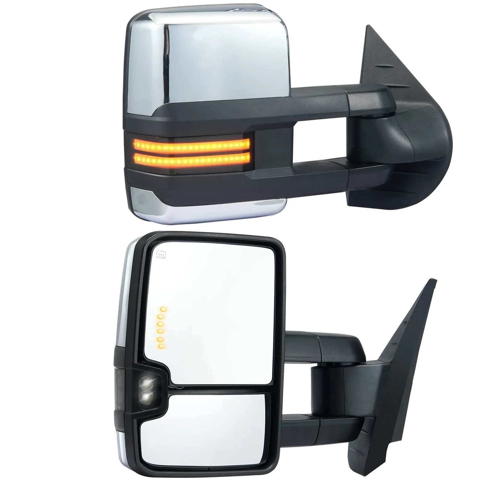 Towing Mirrors, Left & Right Pair Set 