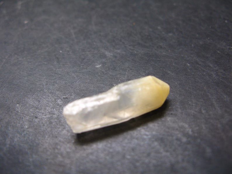Rare Mango Quartz w/ Hallyosite Crystal From Colombia - 1.0" - 2.50 Grams