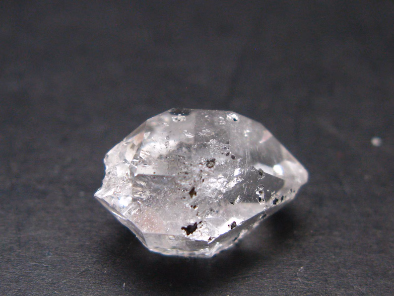 Fine Herkimer Diamond Quartz Crystal From New York - 0.6" - 2.49 Grams
