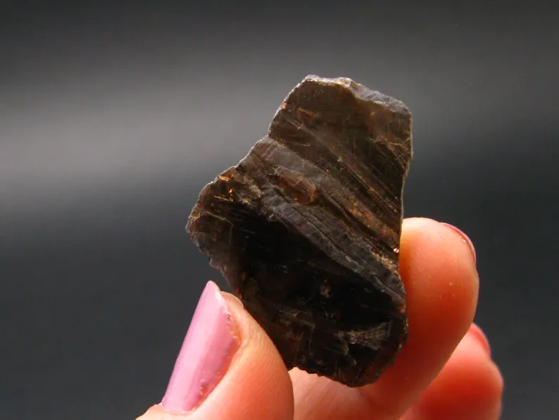 Fine Axinite Crystal from Russia - 1.3" - 5.77 Grams