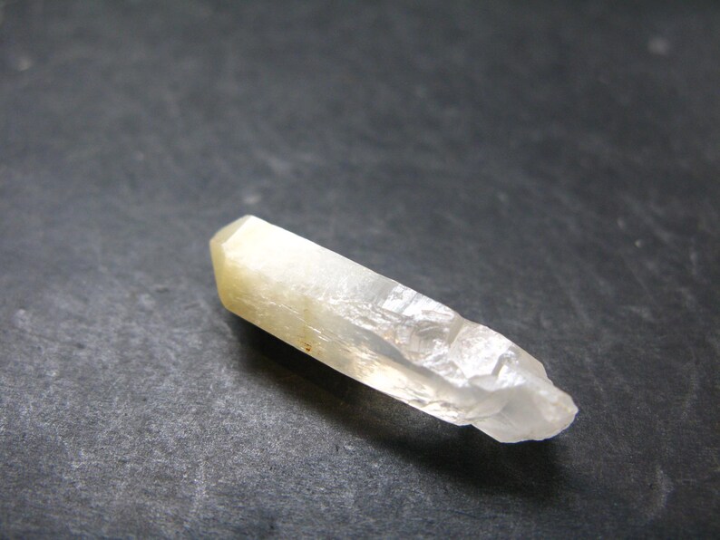 Rare Mango Quartz w/ Hallyosite Crystal From Colombia - 1.4" - 5.0 Grams