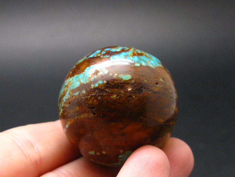 Genuine Turquoise Ball Sphere From USA - 1.3" - 51.75 Grams