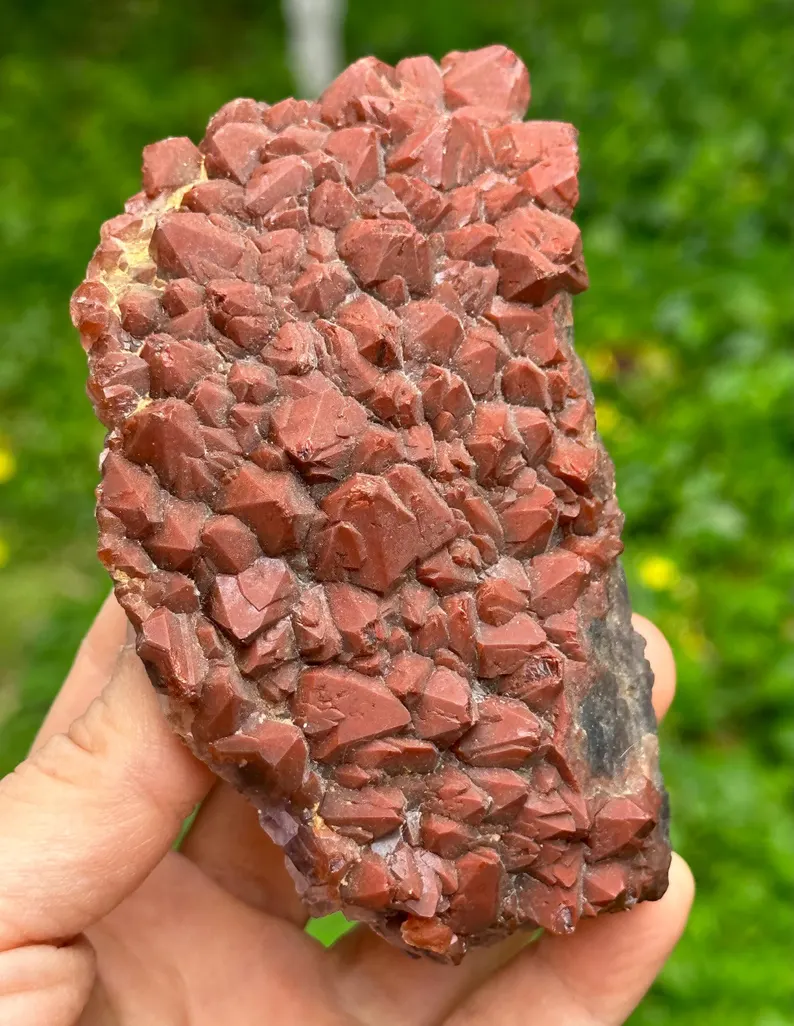 Natural Auralite 23 Amethyst Quartz Crystal Cluster/Hematite Specimen/Super Energy Healing Crystals/Reiki-322 g