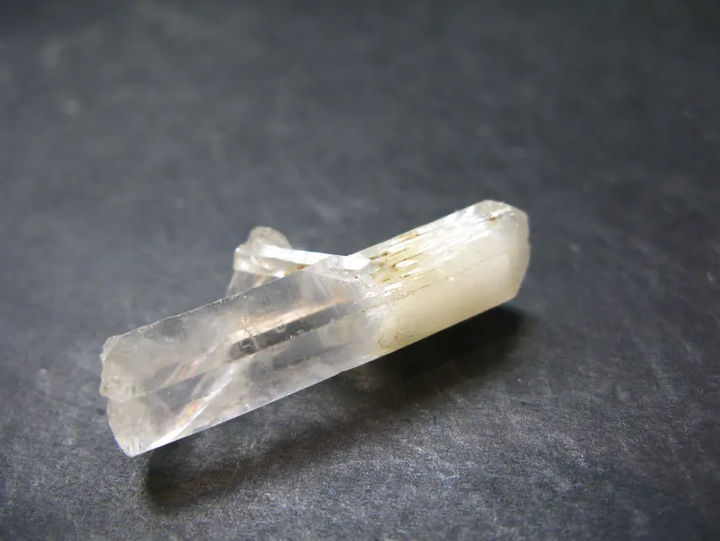 Rare Mango Quartz w/ Hallyosite Crystal From Colombia - 1.4" - 5.34 Grams