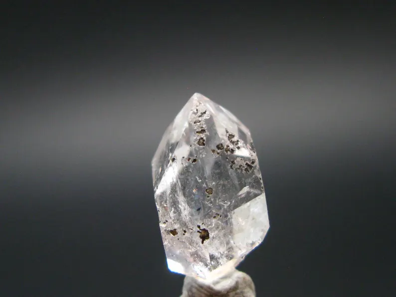 Fine Herkimer Diamond Quartz Crystal From New York - 0.6" - 2.49 Grams