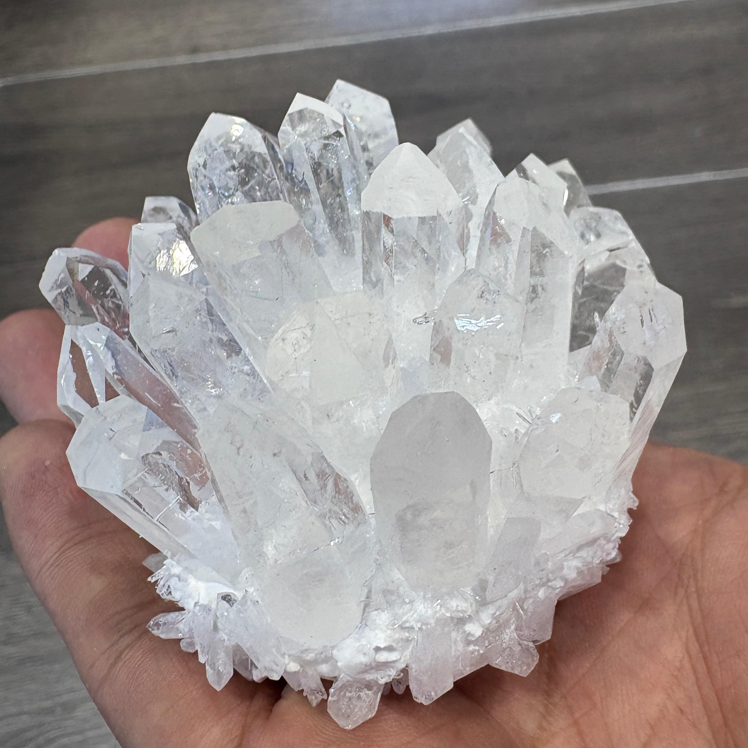 Natural Clear Quartz Crystal Cluster