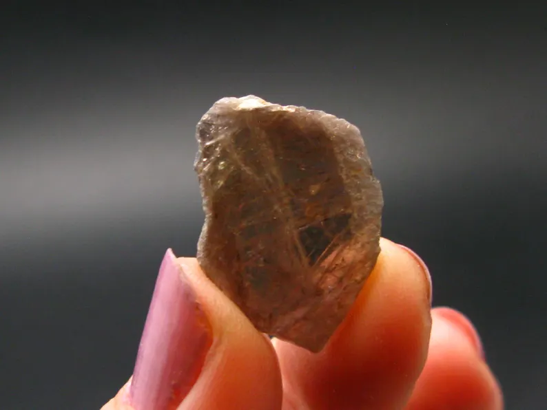 Fine Axinite Crystal from Russia - 0.9" - 2.08 Grams