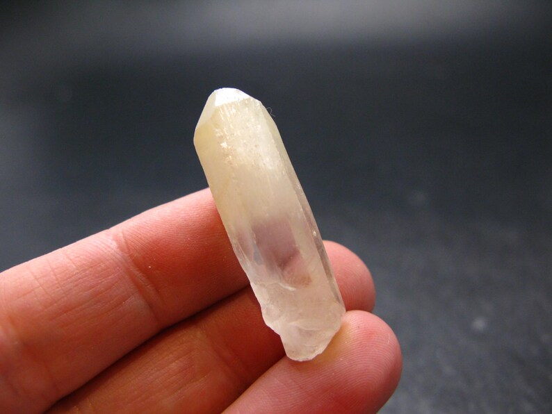 Rare Mango Quartz w/ Hallyosite Crystal From Colombia - 1.4" - 5.0 Grams