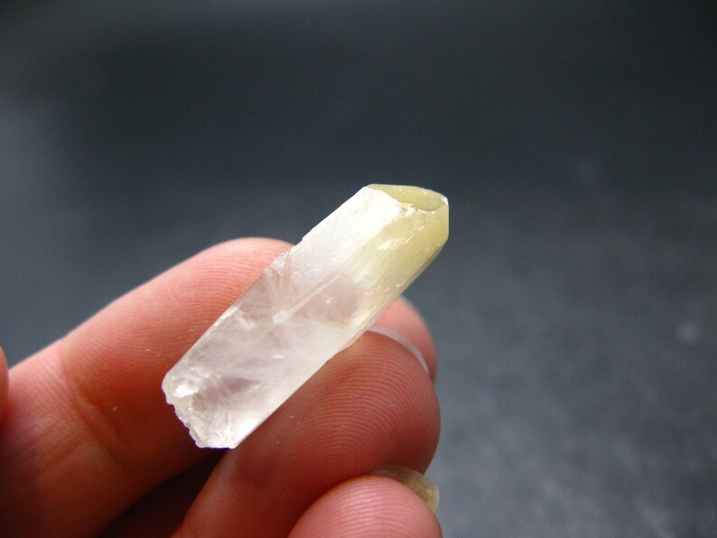 Rare Mango Quartz w/ Hallyosite Crystal From Colombia - 1.0" - 2.50 Grams