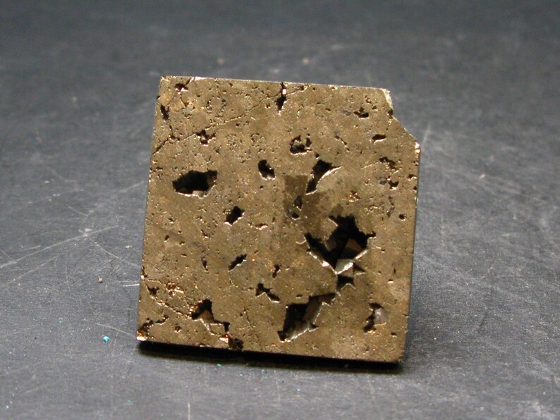 Pyrite Crystallized Pyramid From Peru - 1.3" - 44.08 Grams