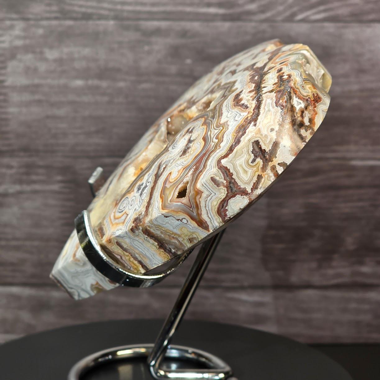 Crazy Lace Agate Heart