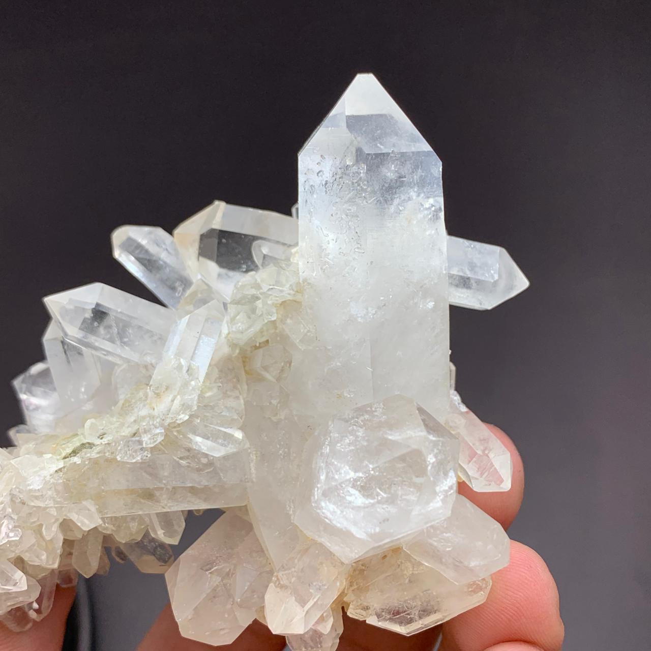 Natural Clear Quartz Crystal Cluster