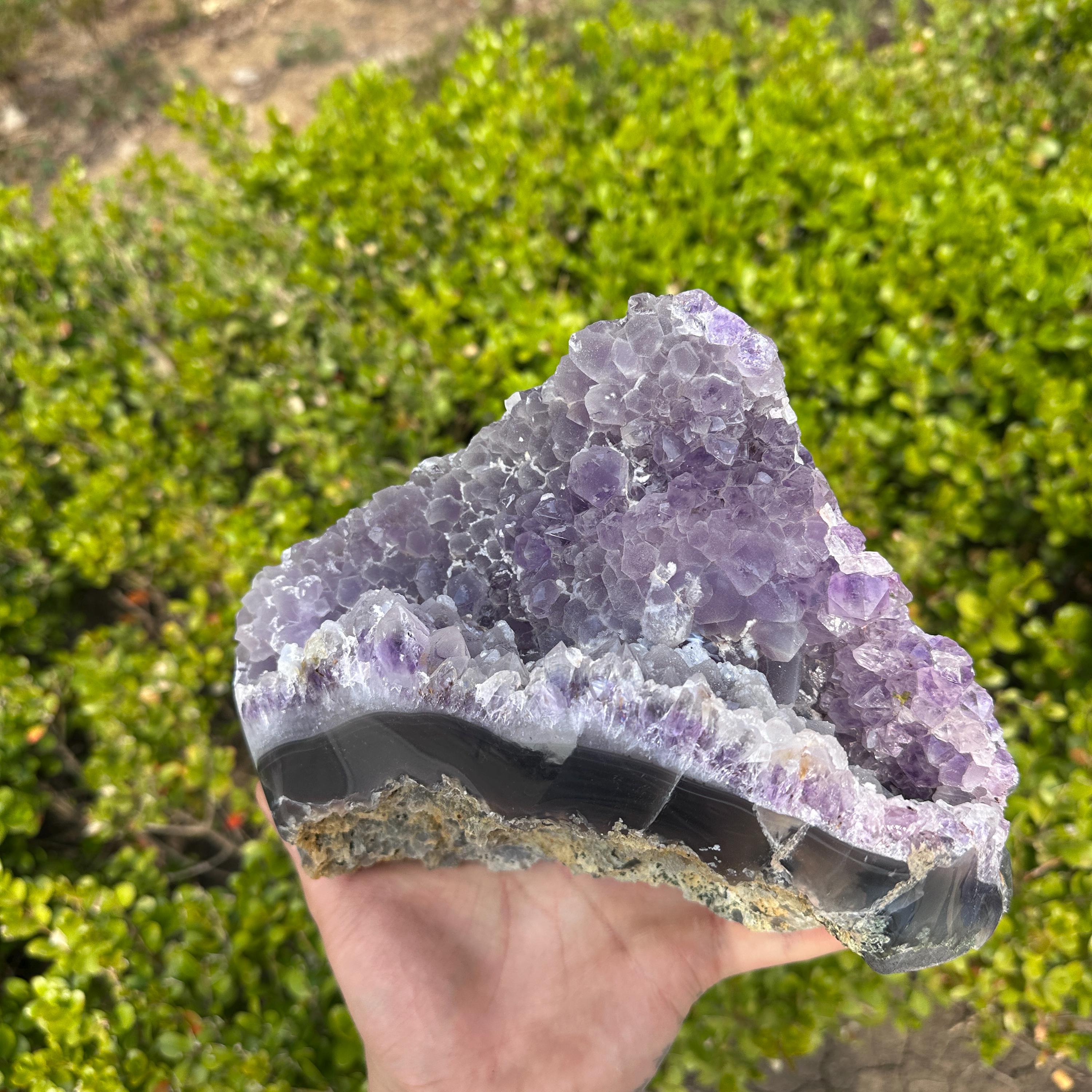 Sugar Druzy Amethyst Cluster, 6.17lb