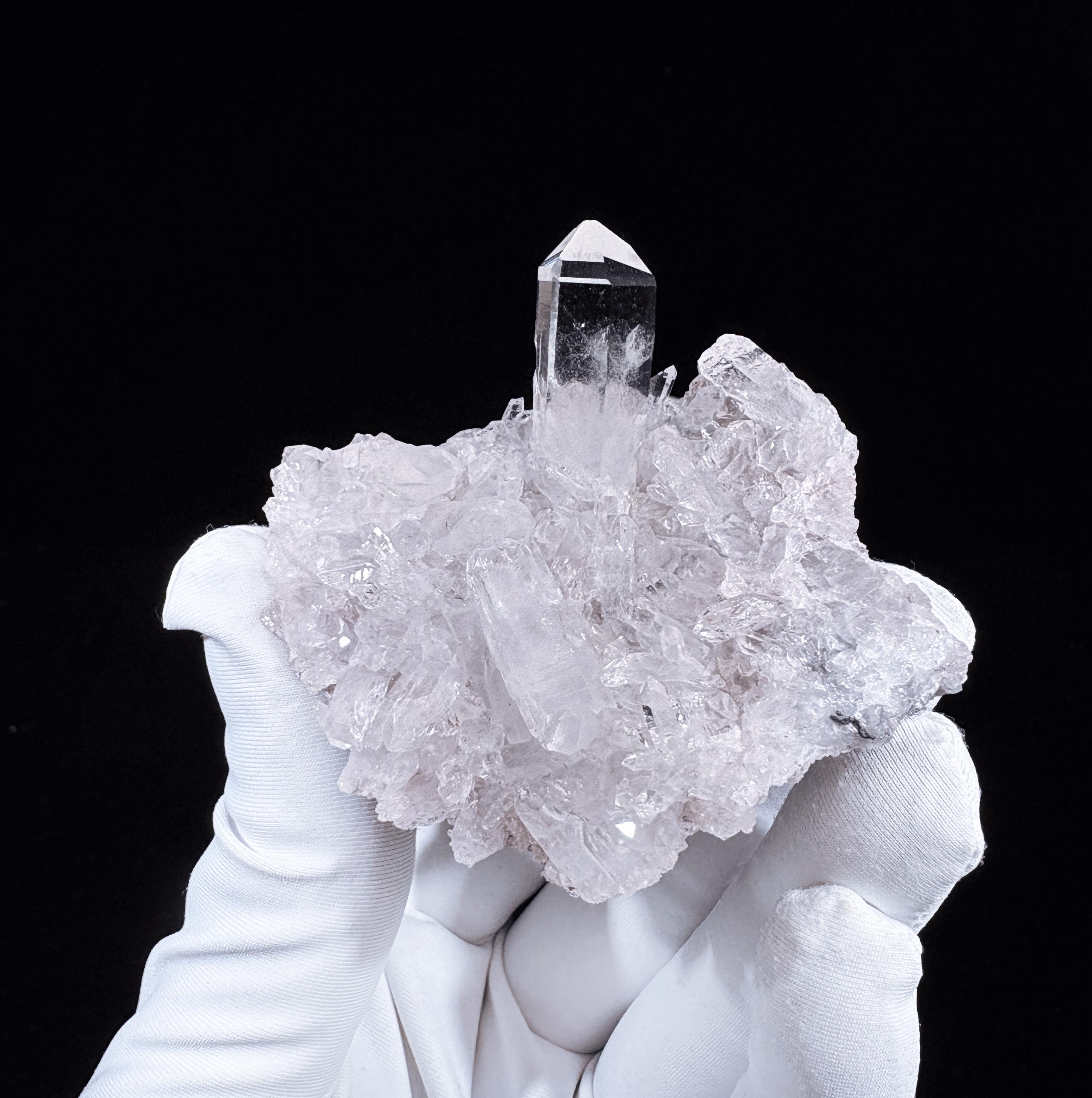 Pink Quartz Crystal Cluster