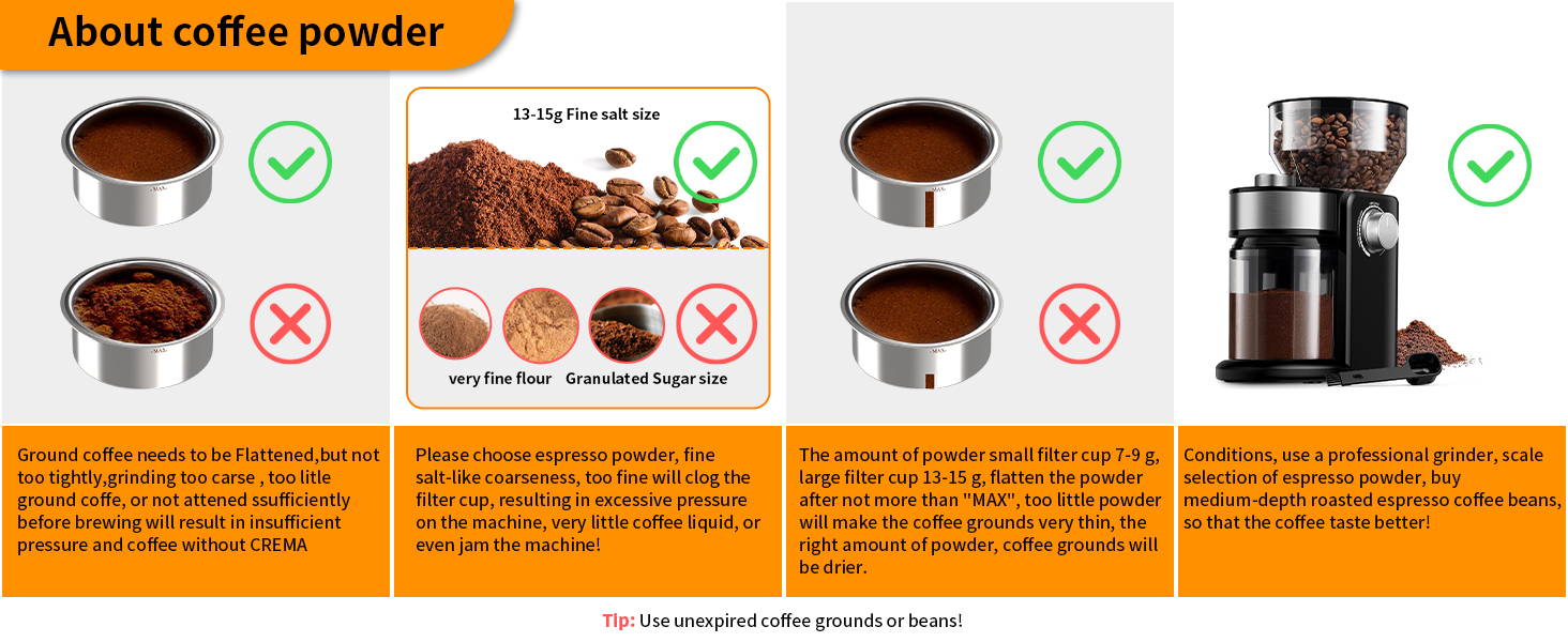 About coffee powder