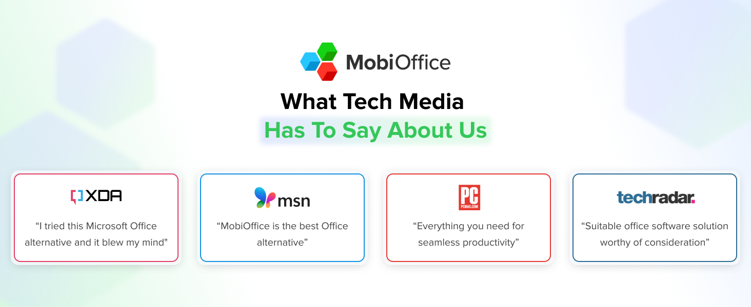 MobiOffice Tech Media Reviews