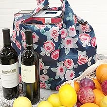reusable bag shopping eco market tote nylon extra large grocery