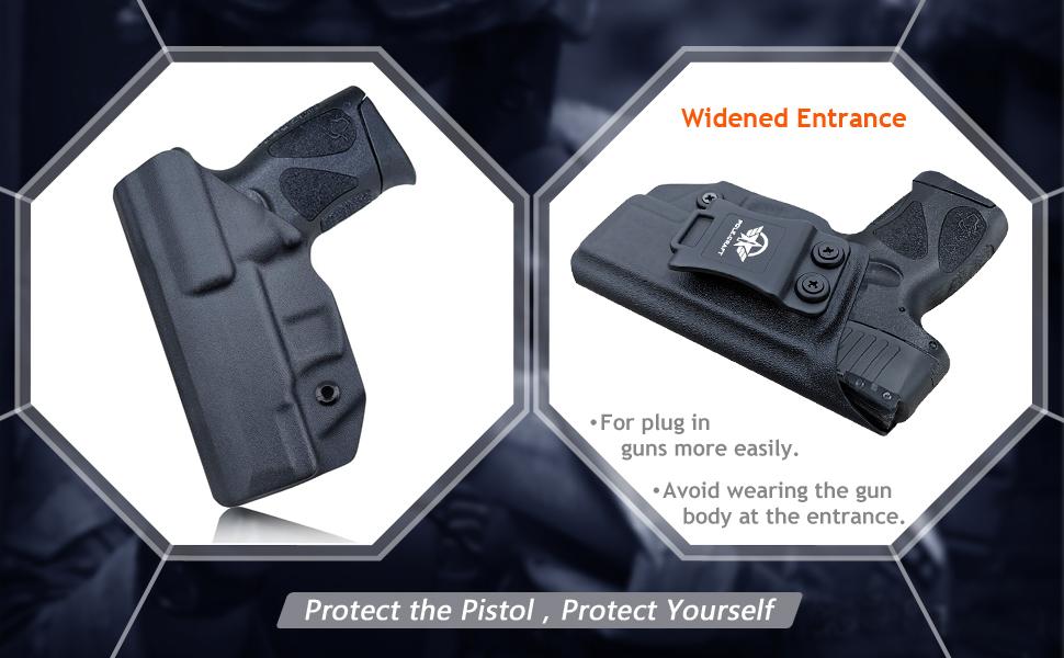 Taurus G3C Holsters, Taurus G2C Holster IWB Kydex Holster Taurus G3C,G2C, G2S, PT111,PT140 9mm