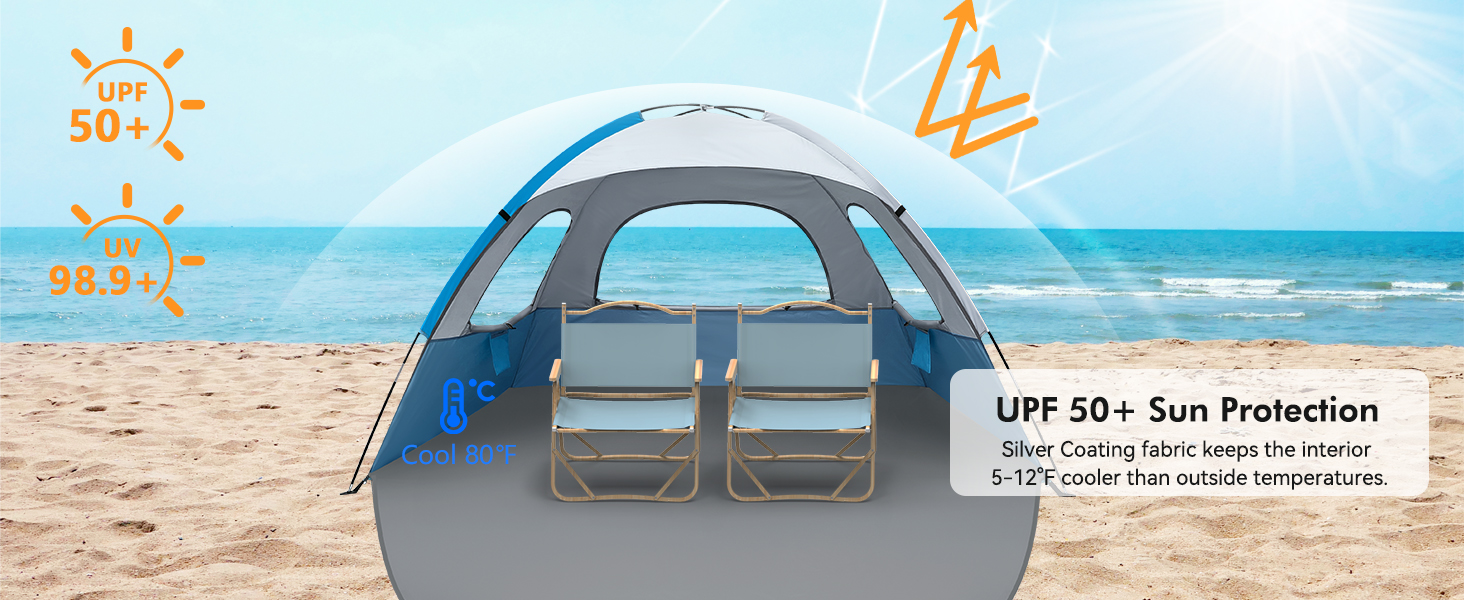 beach shade tent shade tent