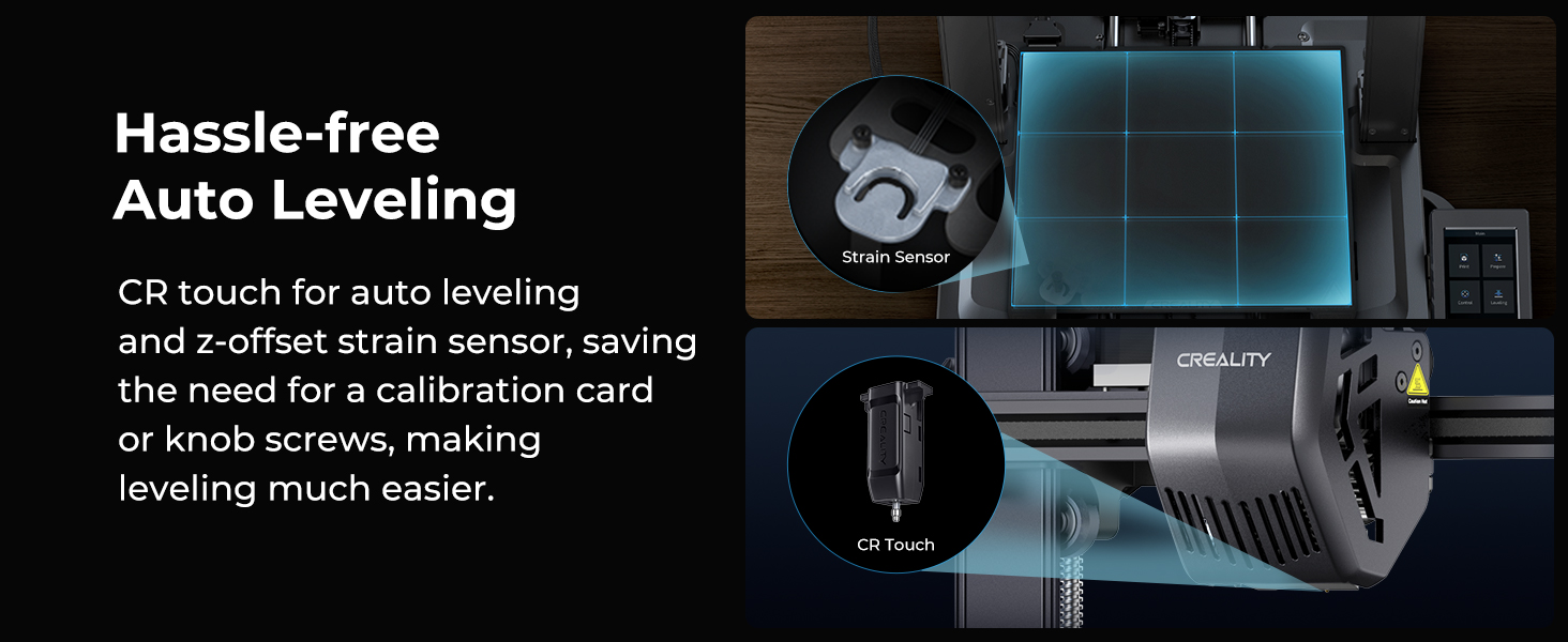 Hassle-free CR Touch Auto Leveling