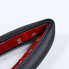 d shape car door seal weatherstrip