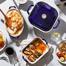 Staub, ceramic, cookware, bakeware, casserole dish, Ceramic Bakeware
