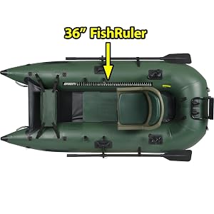 Sea Eagle 285FPB Pontoon inflatable boat frameless fishing boat fish ruler