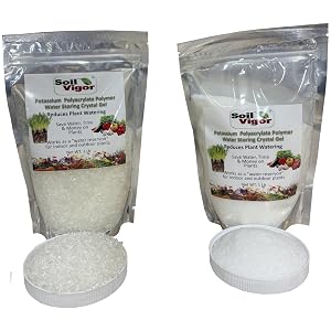 Soil Vigor 1 lb Bag, Large Granules, Small Granules, Gardening, Water Retention, Indoor Plants