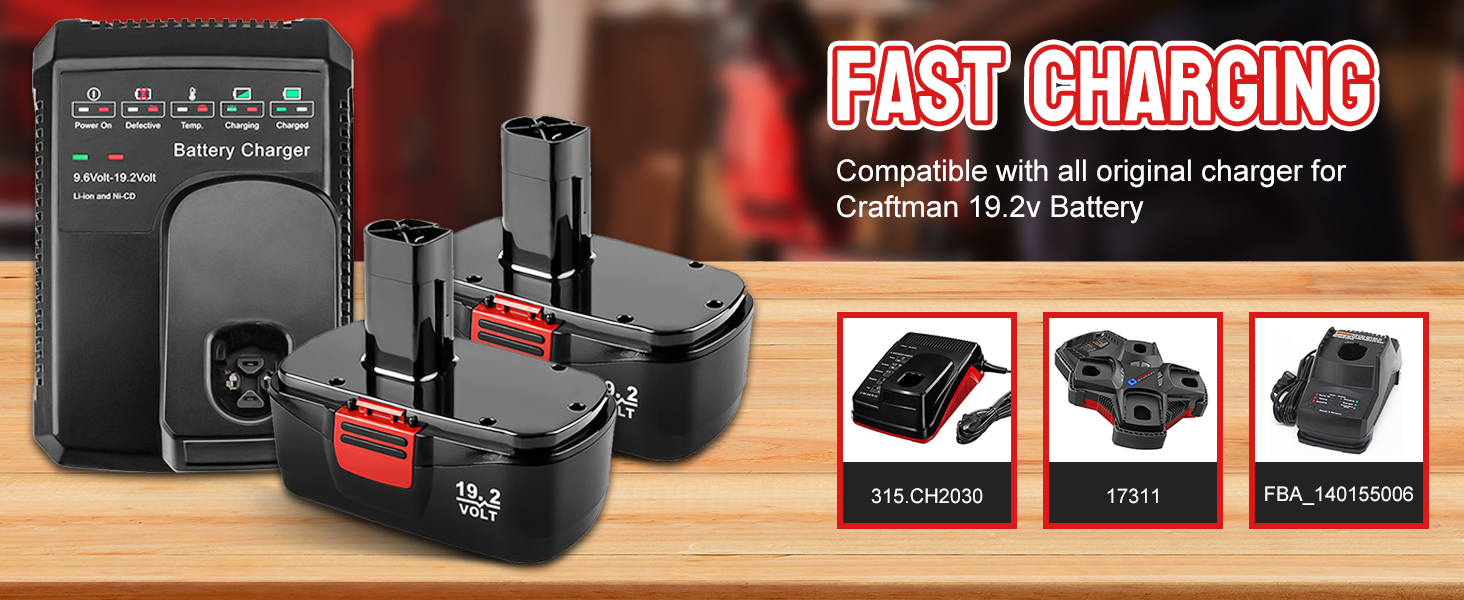 for Craftsman 19.2V Battery