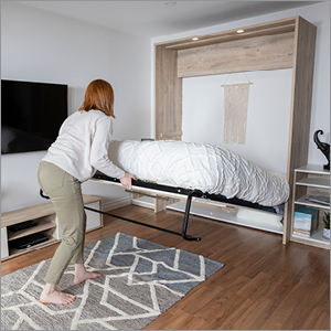 queen full murphy bed wall size bedroom furniture space saving hidden fold up quality storage home