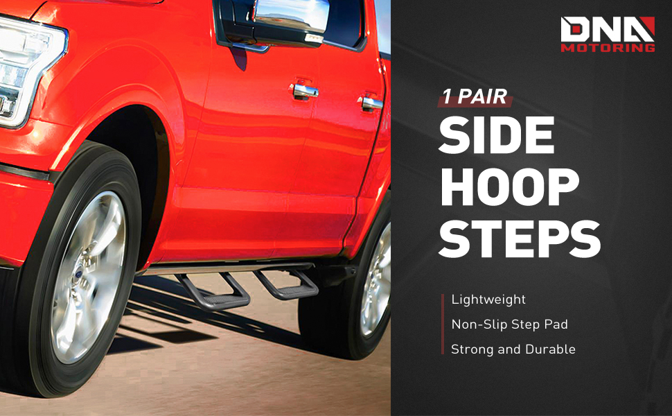 Aluminum Side Hoop Steps