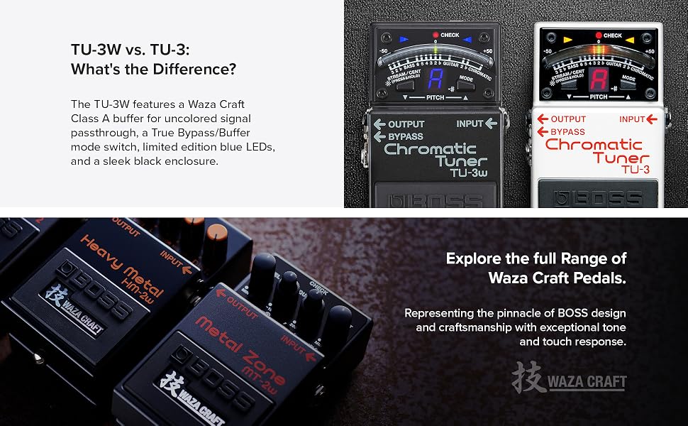 Clip-on; Pedal; Stompbox; Roland; BOSS; D’Addario; Snark; Behringer; Fender; Lekato; Donner